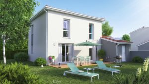 Jardin pour une maison Vespa de Pierre Avenir