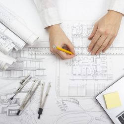 Plan de maison pour la construction immobilière