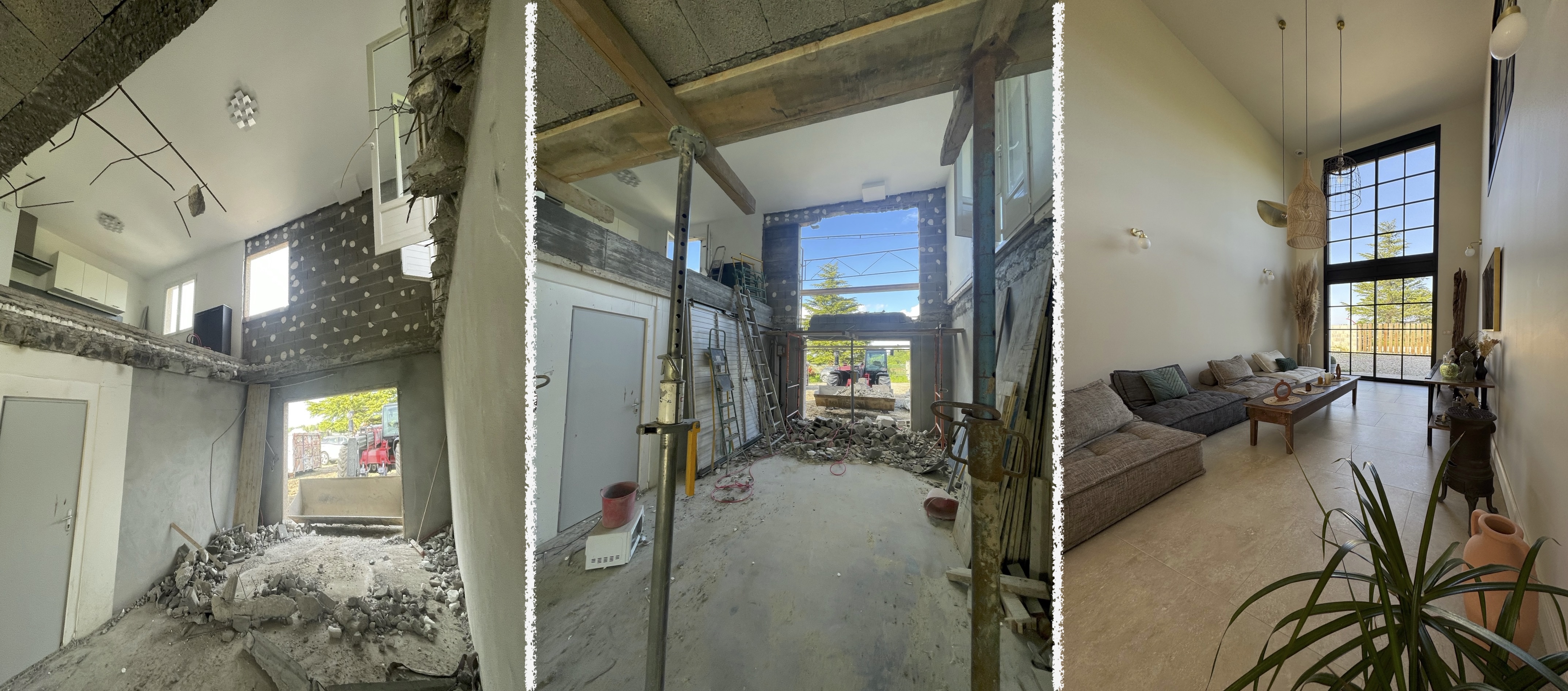 Rénovation d'un séjour et de sa menuiserie dans une maison par Pierre Avenir