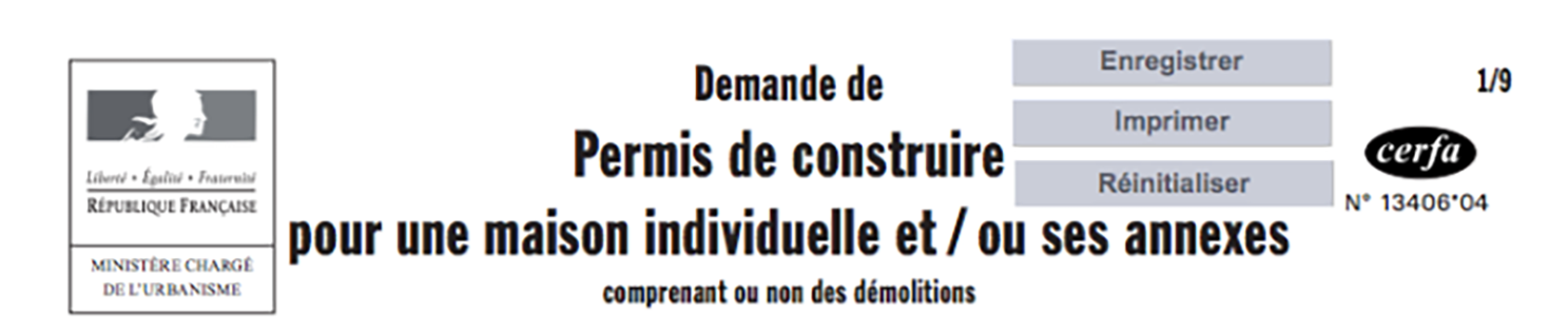 Demande de permis de construire